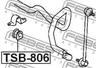 FEBEST TSB-806 Втулка стабилизатора TOYOTA RAV4 00-05 пер.