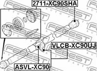 Крестовина кард. вала VOLVO S80 II 07-16