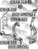 Сайленблок нижн. рычага Fr JEEP GRAND CHEROKEE III