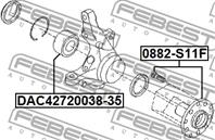 Подшипник-ступица пер.SUBARU IMPREZA G11 2000-2007