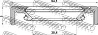 95GCY40540808X_сальник ступицы! 40x54x7 Mazda 323