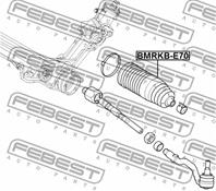Пыльник рулевой bmw x5 e70 2006-2013 bmrkb-e70