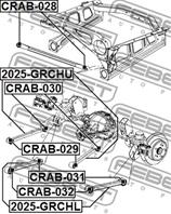 Сайленблок зад. попереч. тяги JEEP GRAND CHEROKEE