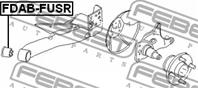 FEBEST FDAB-FUSR Сайлентблок задней балки FORD FUSION/FIESTA V 01-