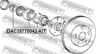 Подшипник ступицы dac35770042-kit