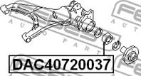 FEBEST DAC40720037 Подшипник ступ.VW PASSAT/CADDY/GOLF 83-04 пер.