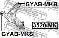 Сайлентблок передний пер рычага geely mk 2006-