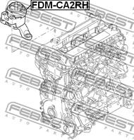 Опора двигателя правая FORD MONDEO CA2 2007-2014 FDM-CA2RH