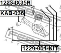 Р/к-т болта с эксцентриком HYUNDAI IX35/TUCSON 09-
