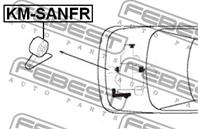 Опора двигателя Hyundai Santamo 98