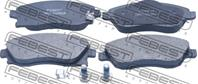 Колодки передние opel meriva-a 2003-2010 1801-corcf