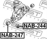 Сайленблок задней цапфы