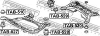 FEBEST TAB-529 Сайлентблок подрамника LEXUS RX300 98-03