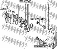 Ремком.суппорта пер. HONDA