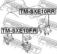 Опора двигателя tm-sxe10fr