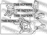 Сайленблок задней подушки двигателя Сайленблок задней подушки двигателя