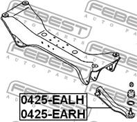 FEBEST 0425-EARH Тяга MITSUBISHI GALANT 92-03 зад.подв.
