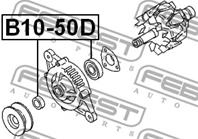 FEBEST B10-50D Подшипник генератора ALL TOYOTA MITSUBISHI/HONDA/MAZDA/NISSAN