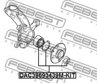Подшипник пер.CITROEN C1/PEUGEOT 107 05=&gt