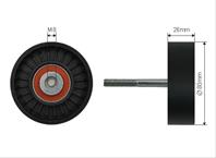 Ролик генератора AR156  166 2.5 V6