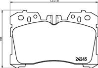 колодки тормозные дисковые LEXUS LS (UVF4_  USF4_)