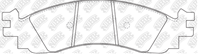 PN0605-NIBK_колодки диковые п.!Ford Explorer 06-10/Taurus 11&gt  Mercury Mountain
