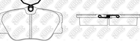 Колодки тормозные дисковые PN0001 от компании NiBK