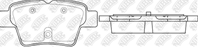 PN0069-NIBK_!колодки дисковые з. Citroen C4  Peugeot 307 1.4-2.0/HDi 16V 04&gt