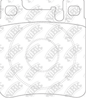 Колодки тормозные дисковые