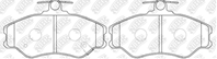 PN0112-NIBK_!колодки дисковые п. Hyundai H100/H150/H200 2.4i/2.5D 93&gt
