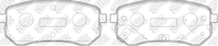 Колодки тормозные дисковые PN0526 от компании NiBK