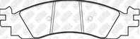 PN0605-NIBK_колодки диковые п.!Ford Explorer 06-10/Taurus 11&gt  Mercury Mountain