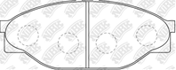 Pn1227-nibk_!колодки дисковые п. toyota hiace 2.0/2.4 89-96 Pn1227-nibk_!колодки дисковые п. toyota hiace 2.0/2.4 89-96
