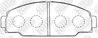 Колодки тормозные дисковые передние PN1212 от производителя NiBK