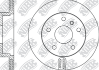 Диск тормозной NiBK RN1078