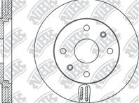 Диск торм. Fr PSA Berlingo  C3/4/5  3008  307  308