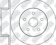 Диск тормозной
