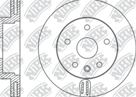 Диск тормозной NiBK RN33001