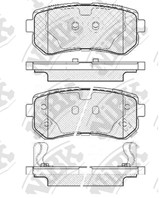 Заменён на PN0436 Колодки тормозные дисковые PN0466