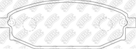 Колодки тормозные дисковые передние PN0665 от фирмы NiBK