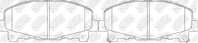 Pn8865-nibk !колодки дисковые п. honda accord 2.0/2.4 08&gt