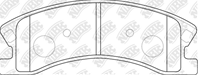 Колодки тормозные дисковые передние PN0067 от фирмы NiBK