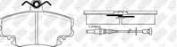 Колодки тормозные передние с датчиками износа PN0284W от производителя NiBK