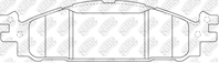 Колодки тормозные дисковые передние PN0622 от компании NiBK
