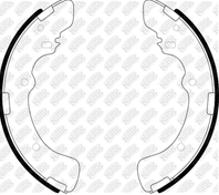 Колодки тормозные барабанные/BRAKE SHOE