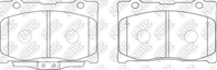 Колодки тормозные дисковые PN8801 от производителя NiBK
