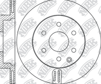 Диск тормозной NISSAN PATROL Y62 10-/INFINITI QX56 10- задний