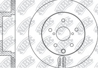Диск тормозной NiBK RN21002