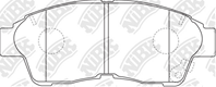 PN1322-NIBK_!колодки дисковые п. Toyota Camry 2.2 92-96/Corolla 95-02