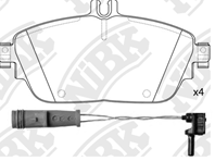Колодки тормозные дисковые
